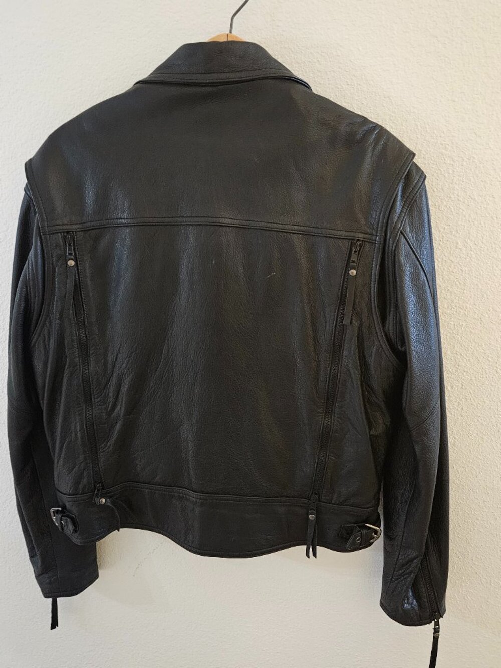 Vintage Harley Davidson Leather Jacket Vented Nevada Removable Liner M {#916-1} - Picture 2 of 16